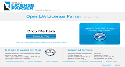 Desktop Screenshot of alllicenseparser.com